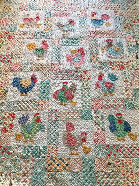 Chicken Salad Custom Quilt Kit Lori Holt Etsy Artofit