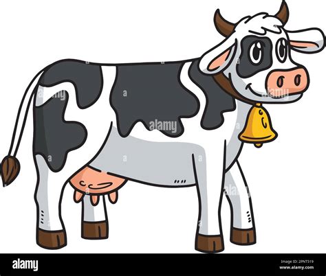 Cow Cartoon Colored Clipart Illustration Stock Vector Image & Art - Alamy