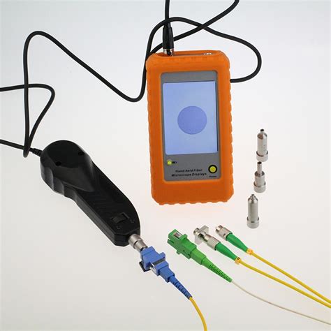 Handheld Optic Fiber Inspection Probe Fvm Optical Fiber Video