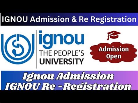 Ignou Admission Re Registration Date Extended Again