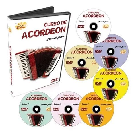 Curso Acordeon Sanfona Iniciante Em Dvd Dvds Edon Parcelamento