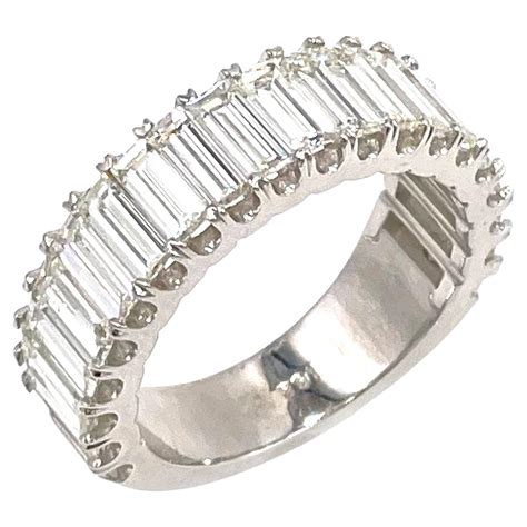 Vintage 14k White Gold 3 Row Diamond Ring For Sale At 1stdibs