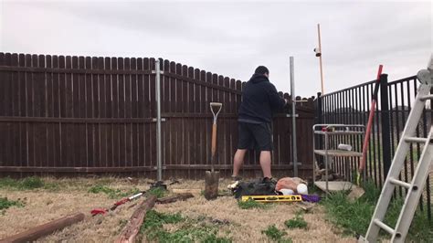 The Easiest Way To Install A Fence Post No Concrete Secure Set Foam