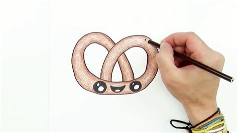 How To Draw A Pretzel Cute And Easy