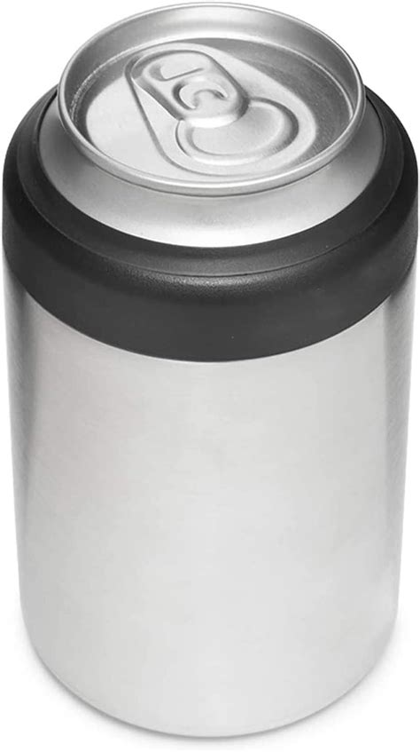 Enfriador De Latas Triple De Acero Inoxidable Botella O Vaso Con Tapa