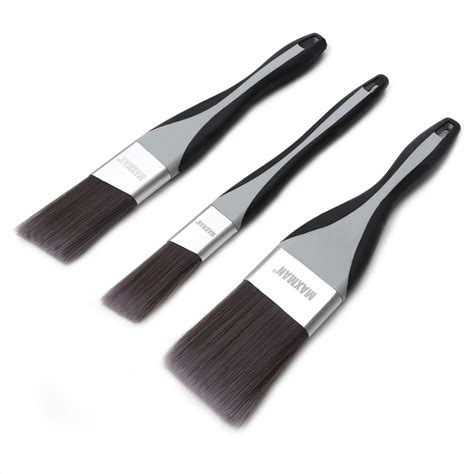 Maxman Paint Brush No Loss Of Bristle 3 Pcs Trim And Ceilings Paint