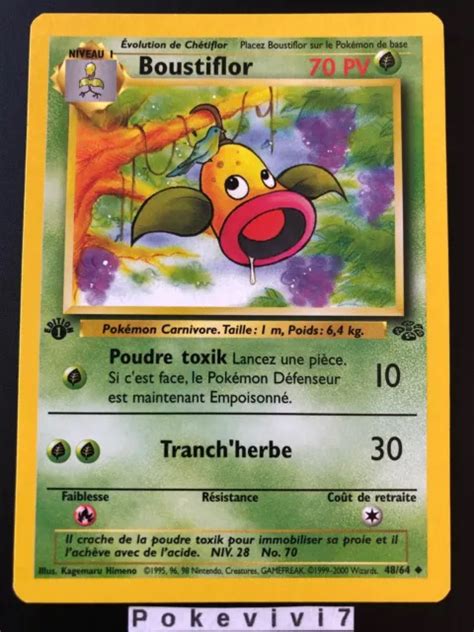 Carte Pokemon Boustiflor Unco Jungle Wizard Edition Fr Neuf Eur