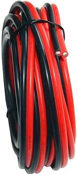 Fil Lectrique En Silicone Awg M Tres Noir M Rouge M Ligne