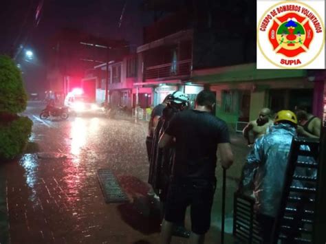 Seis familias sufren por inundaciones en Supía Caldas