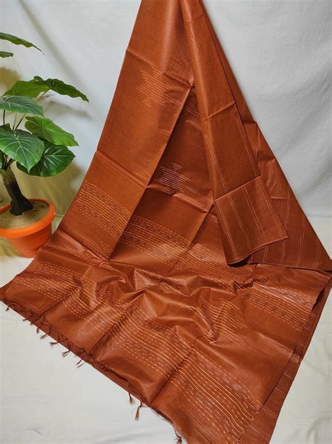 Party Wear Weaving Copper Pure Silk Saree 6 5 Meter Id 23041173548