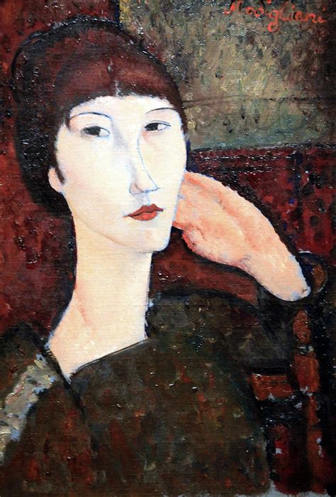 Modigliani S Adrienne Woman With Bangs Photograph By Cora Wandel