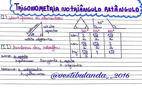 Trigonometria No Triângulo Retângulo Enem O Maior Site De Questões Para O Enem E