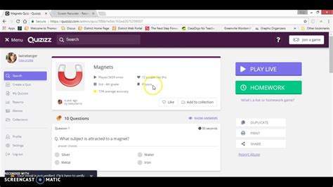 Quizizz Tutorial Youtube