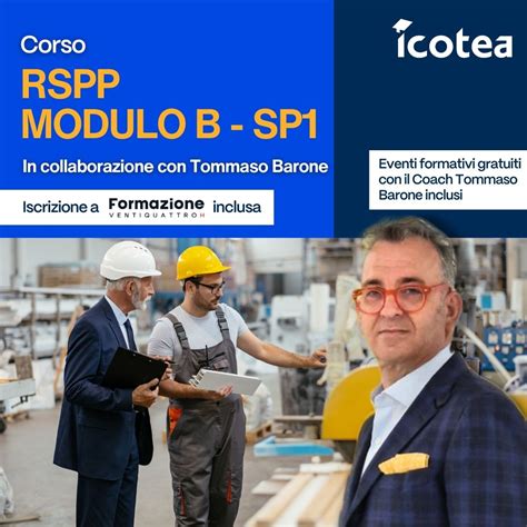 Corso Rspp Modulo B Sp Ore Icotea