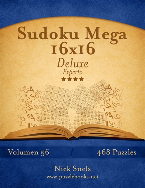 Sudoku Mega X Deluxe Experto Volumen Puzzles