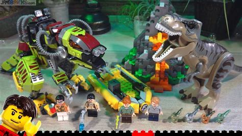 Build ⏩ Lego Jurassic World T Rex Vs Dino Mech Battle 75938 Time