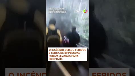 V Deos Mostram Correria E Desespero Durante Inc Ndio De Caminh O Na