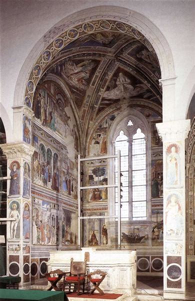 View Of The Apsidal Chapel Of Santagostino Cycle Of St Augustine