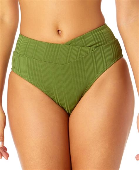 Salt Cove Salt Cove Juniors Ribbed V Waist Bikini Bottoms Created