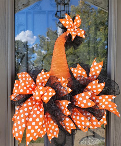 Halloween Wreath Witch Hat Wreath Witch Hat Decor Witch Hat - Etsy