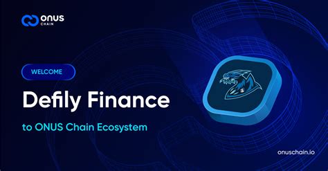 Welcome Defily Lending To The Onus Chain Ecosystem