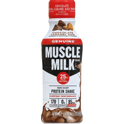 Muscle Milk Non Dairy Protein Shake Chocolate Caramel Kick Fl Oz