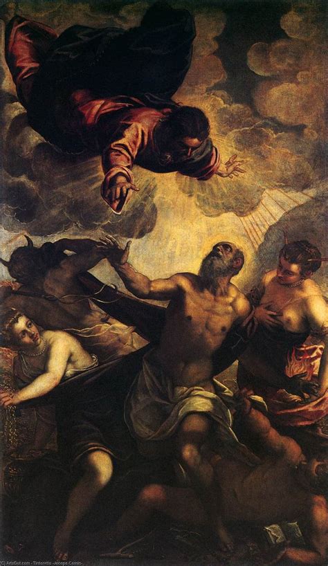 Artwork Replica The Temptation Of St Anthony By Tintoretto