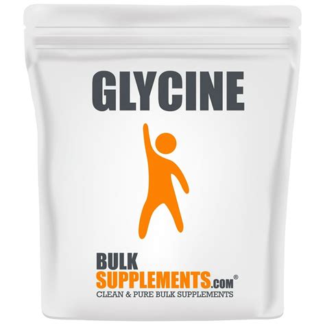 BulkSupplements.com Glycine Powder - Glycine Supplements - Glycine ...