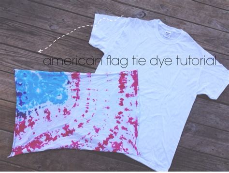 The Olive Tree How To Tie Dye An American Flag Pattern