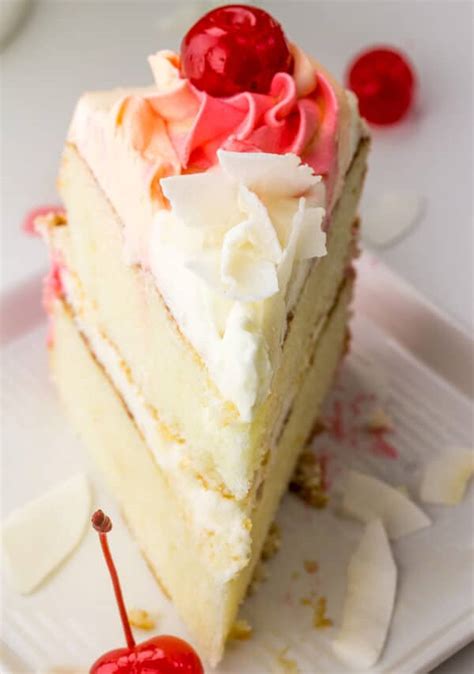 Malibu Sunset Layer Cake A Boozy Tropical Layer Cake