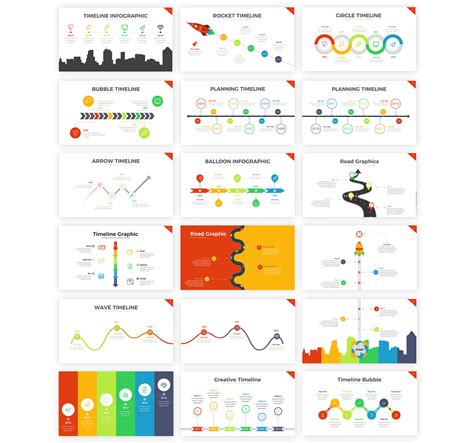 Project Timeline v5 - PowerPoint template - TemplateMonster