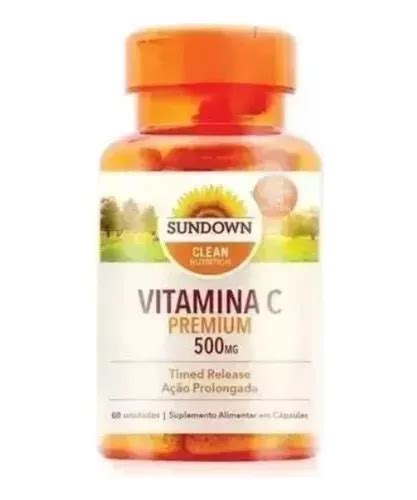 Vitamina C Premium 500mg Sundown 60 Capsulas Parcelamento Sem Juros