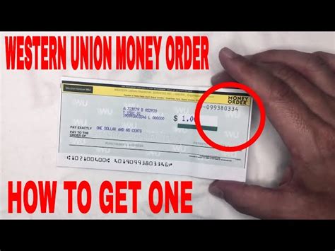 Western Union Receive Money Order