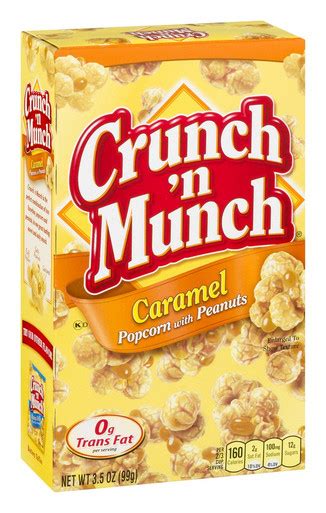 Crunch n Munch Caramel Popcorn with Peanuts 99g | USA Candy Factory