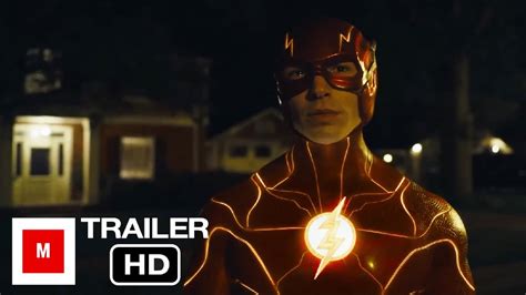 The Flash 2023 Official Trailer Ezra Miller Sasha Calle Michael Keaton Ben Affleck