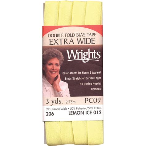 Wrights Double Fold Bias Tape 5 X3yd Lemon Ice Michaels