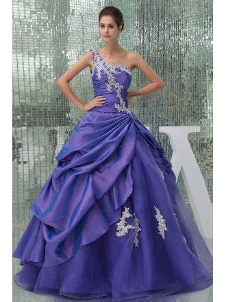 Purple Two Tone Strapless Pleated Wedding Dress With Beading