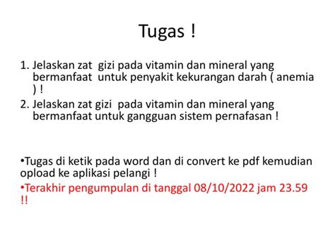 Tugas Biokimia Vitamin Dan Mineral Biokimia Gizi Pdf