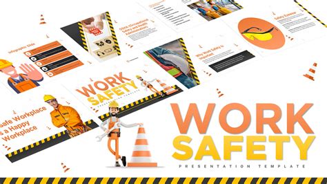 Work Safety PowerPoint Template Deck SlideBazaar