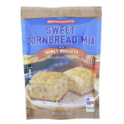 Morrisons Sweet Cornbread Mix With Honey Nuggets Shop Baking Mixes At H E B