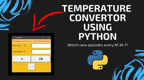 Python Script For Temperature Convertor Youtube