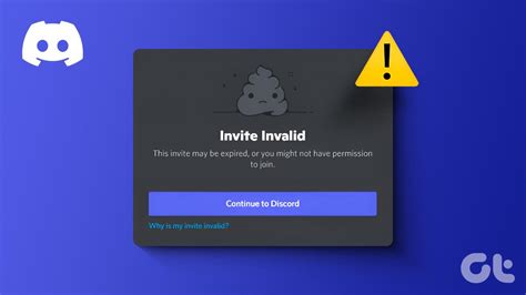 Top 6 Ways To Fix Discord Invite Not Working Guiding Tech