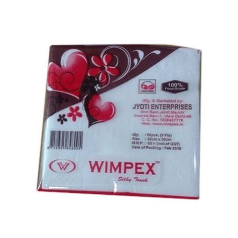 White Tissue Paper Napkin Size X Cm At Rs Pack In Delhi Id