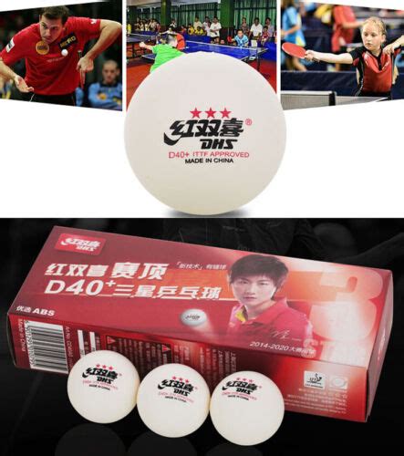 10 500 Balls Genuine 3 Star DHS Table Tennis Ball D40 Ping Pong ITTF