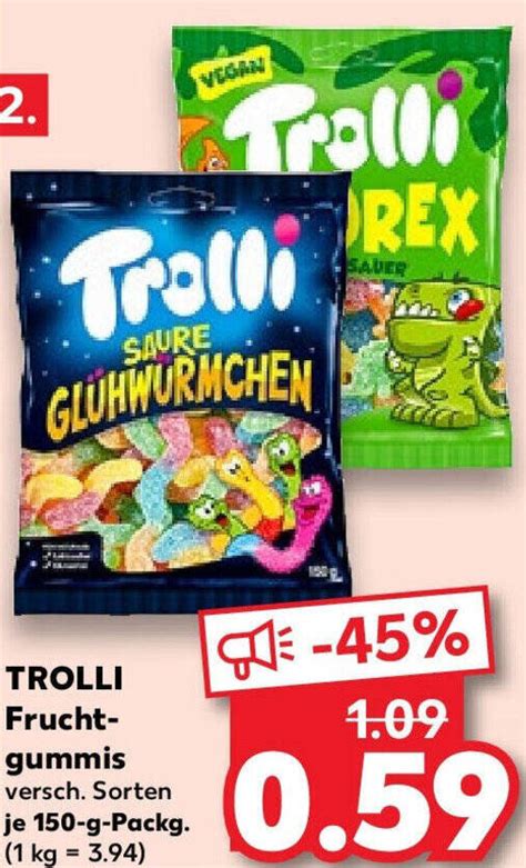 TROLLI Fruchtgummis 150 G Packg Angebot Bei Kaufland