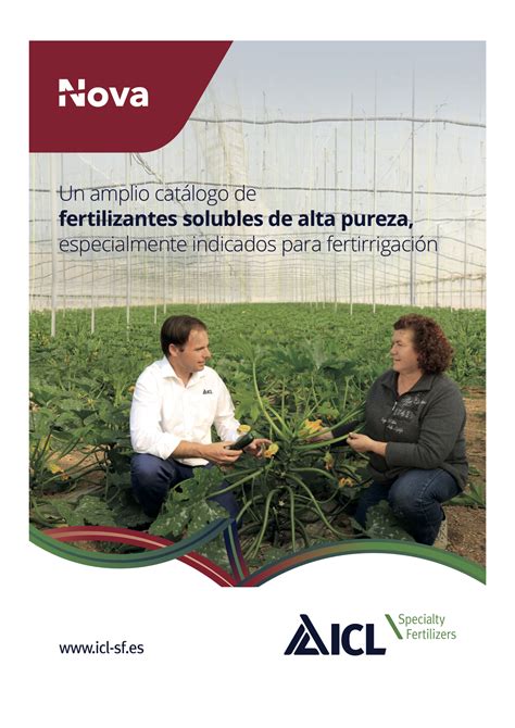 ICL Specialty Fertilizers lanza un nuevo catálogo de Nova su gama de