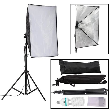 Photography Studio Softbox Ilumina O Cont Nua Soft Box Kit De Suporte