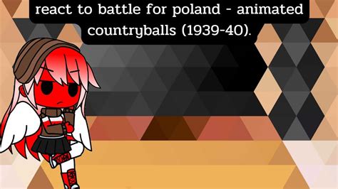 Countryhuman React To Battle For Poland Animated Countryballs