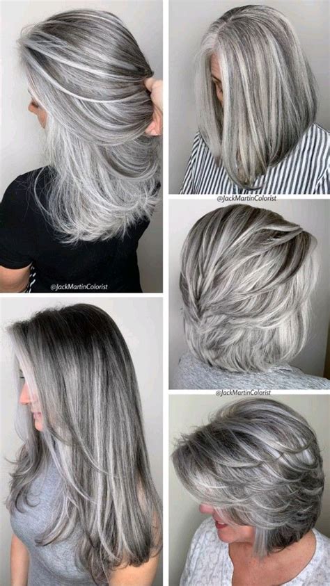 Hair Style Ideas Hair Highlights Brunette Hair Color Silver Blonde Hair