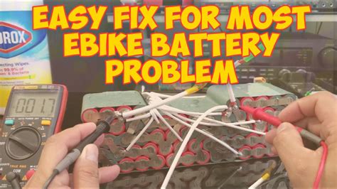 How To Repair Trouble Shoot Ebike Battery Easy Fix Youtube